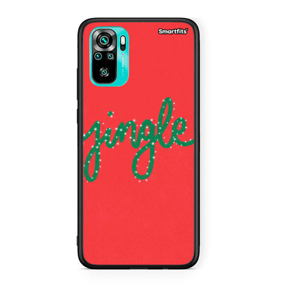 Xiaomi Redmi Note 10 Jingle Xmas θήκη από τη Smartfits με σχέδιο στο πίσω μέρος και μαύρο περίβλημα | Smartphone case with colorful back and black bezels by Smartfits