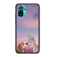 Thumbnail for Xiaomi Redmi Note 10 Lady And Tramp θήκη από τη Smartfits με σχέδιο στο πίσω μέρος και μαύρο περίβλημα | Smartphone case with colorful back and black bezels by Smartfits