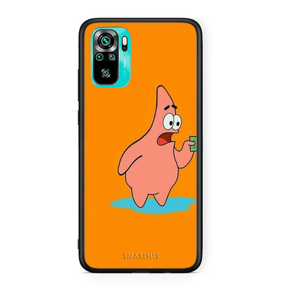 Xiaomi Redmi Note 10 No Money 1 Θήκη Αγίου Βαλεντίνου από τη Smartfits με σχέδιο στο πίσω μέρος και μαύρο περίβλημα | Smartphone case with colorful back and black bezels by Smartfits