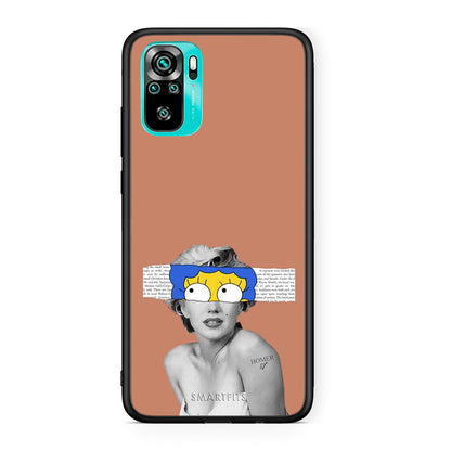 Xiaomi Redmi Note 10 Sim Merilyn θήκη από τη Smartfits με σχέδιο στο πίσω μέρος και μαύρο περίβλημα | Smartphone case with colorful back and black bezels by Smartfits
