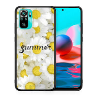 Thumbnail for Θήκη Xiaomi Redmi Note 10 Summer Daisies από τη Smartfits με σχέδιο στο πίσω μέρος και μαύρο περίβλημα | Xiaomi Redmi Note 10 Summer Daisies case with colorful back and black bezels