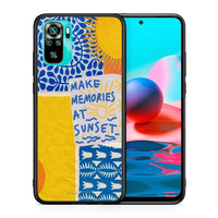 Thumbnail for Θήκη Xiaomi Redmi Note 10 Sunset Memories από τη Smartfits με σχέδιο στο πίσω μέρος και μαύρο περίβλημα | Xiaomi Redmi Note 10 Sunset Memories case with colorful back and black bezels