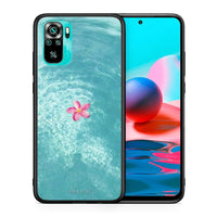 Thumbnail for Θήκη Xiaomi Redmi Note 10 Water Flower από τη Smartfits με σχέδιο στο πίσω μέρος και μαύρο περίβλημα | Xiaomi Redmi Note 10 Water Flower case with colorful back and black bezels