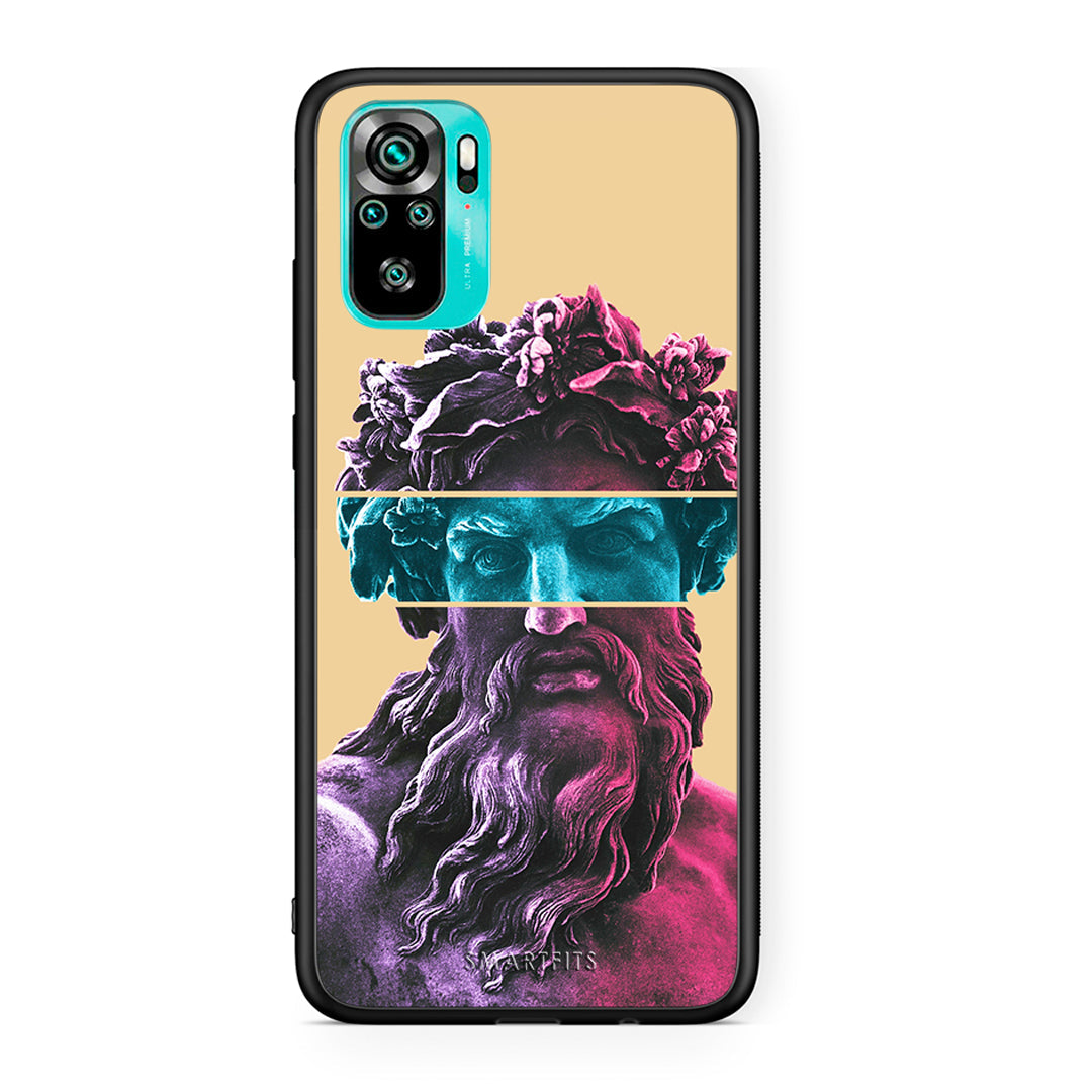 Xiaomi Redmi Note 10 Zeus Art Θήκη Αγίου Βαλεντίνου από τη Smartfits με σχέδιο στο πίσω μέρος και μαύρο περίβλημα | Smartphone case with colorful back and black bezels by Smartfits