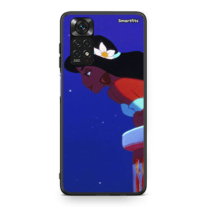 Xiaomi Redmi Note 11 Alladin And Jasmine Love 2 θήκη από τη Smartfits με σχέδιο στο πίσω μέρος και μαύρο περίβλημα | Smartphone case with colorful back and black bezels by Smartfits