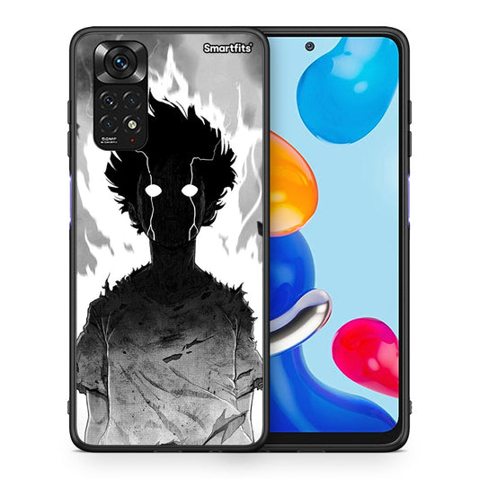 Θήκη Xiaomi Redmi Note 11 Anime Boy από τη Smartfits με σχέδιο στο πίσω μέρος και μαύρο περίβλημα | Xiaomi Redmi Note 11 Anime Boy case with colorful back and black bezels