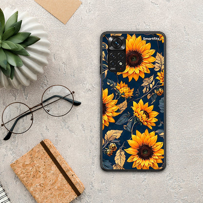 Autumn Sunflowers - Xiaomi Redmi Note 11 4G / 11S 4G θήκη