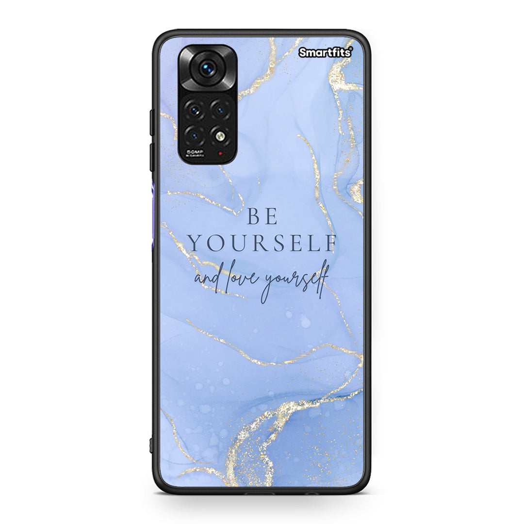 Xiaomi Redmi 10/Redmi Note 11 4G Be Yourself θήκη από τη Smartfits με σχέδιο στο πίσω μέρος και μαύρο περίβλημα | Smartphone case with colorful back and black bezels by Smartfits