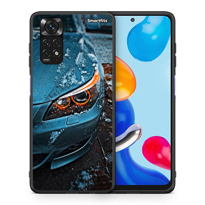 Θήκη Xiaomi Redmi Note 11 Bmw E60 από τη Smartfits με σχέδιο στο πίσω μέρος και μαύρο περίβλημα | Xiaomi Redmi Note 11 Bmw E60 case with colorful back and black bezels
