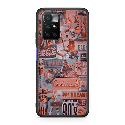 Xiaomi Redmi 10/Redmi Note 11 4G Born In 90s θήκη από τη Smartfits με σχέδιο στο πίσω μέρος και μαύρο περίβλημα | Smartphone case with colorful back and black bezels by Smartfits