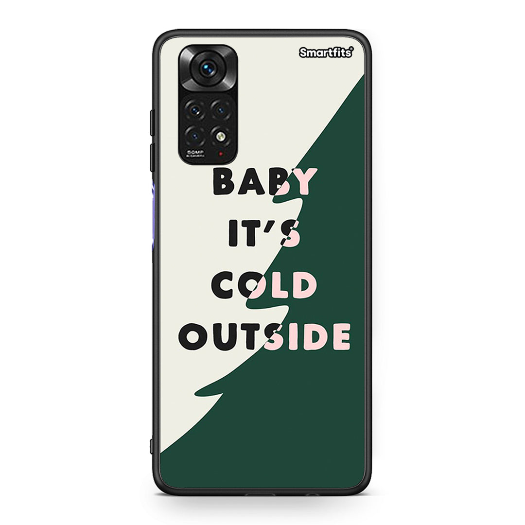 Xiaomi Redmi Note 11 Cold Outside θήκη από τη Smartfits με σχέδιο στο πίσω μέρος και μαύρο περίβλημα | Smartphone case with colorful back and black bezels by Smartfits