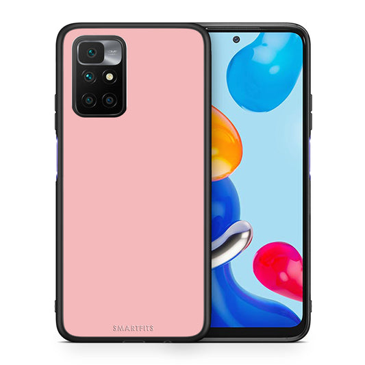Θήκη Xiaomi Redmi 10/Redmi Note 11 4G Nude Color από τη Smartfits με σχέδιο στο πίσω μέρος και μαύρο περίβλημα | Xiaomi Redmi 10/Redmi Note 11 4G Nude Color case with colorful back and black bezels