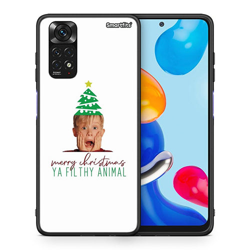 Θήκη Xiaomi Redmi Note 11 Filthy Animal από τη Smartfits με σχέδιο στο πίσω μέρος και μαύρο περίβλημα | Xiaomi Redmi Note 11 Filthy Animal case with colorful back and black bezels