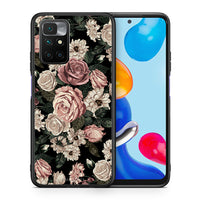Thumbnail for Θήκη Xiaomi Redmi 10/Redmi Note 11 4G Wild Roses Flower από τη Smartfits με σχέδιο στο πίσω μέρος και μαύρο περίβλημα | Xiaomi Redmi 10/Redmi Note 11 4G Wild Roses Flower case with colorful back and black bezels
