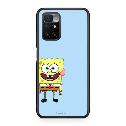 Xiaomi Redmi 10/Redmi Note 11 4G Friends Bob θήκη από τη Smartfits με σχέδιο στο πίσω μέρος και μαύρο περίβλημα | Smartphone case with colorful back and black bezels by Smartfits
