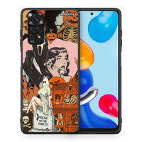 Thumbnail for Θήκη Xiaomi Redmi Note 11 Halloween Collage από τη Smartfits με σχέδιο στο πίσω μέρος και μαύρο περίβλημα | Xiaomi Redmi Note 11 Halloween Collage case with colorful back and black bezels