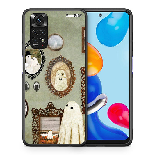 Θήκη Xiaomi Redmi Note 11 Halloween Ghost Season από τη Smartfits με σχέδιο στο πίσω μέρος και μαύρο περίβλημα | Xiaomi Redmi Note 11 Halloween Ghost Season case with colorful back and black bezels