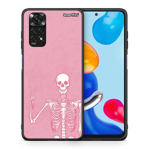 Θήκη Xiaomi Redmi Note 11 Halloween Motivation από τη Smartfits με σχέδιο στο πίσω μέρος και μαύρο περίβλημα | Xiaomi Redmi Note 11 Halloween Motivation case with colorful back and black bezels