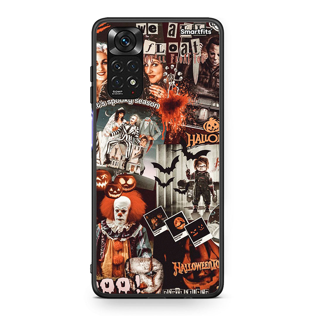 Xiaomi Redmi Note 11 Halloween Spooky Season Θήκη από τη Smartfits με σχέδιο στο πίσω μέρος και μαύρο περίβλημα | Smartphone case with colorful back and black bezels by Smartfits