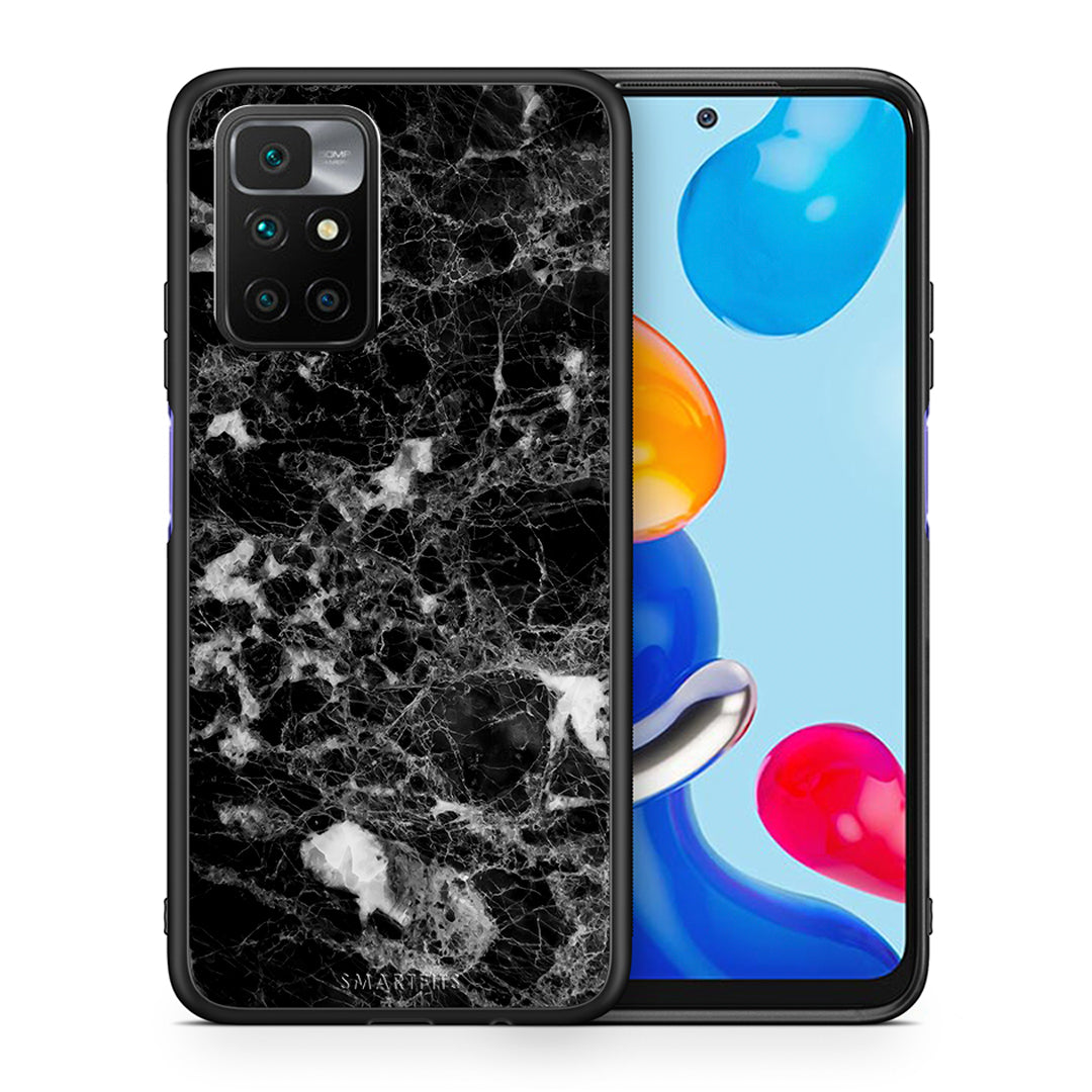 Θήκη Xiaomi Redmi 10/Redmi Note 11 4G Male Marble από τη Smartfits με σχέδιο στο πίσω μέρος και μαύρο περίβλημα | Xiaomi Redmi 10/Redmi Note 11 4G Male Marble case with colorful back and black bezels