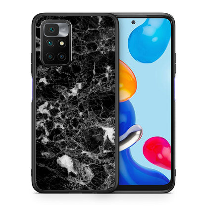 Θήκη Xiaomi Redmi 10/Redmi Note 11 4G Male Marble από τη Smartfits με σχέδιο στο πίσω μέρος και μαύρο περίβλημα | Xiaomi Redmi 10/Redmi Note 11 4G Male Marble case with colorful back and black bezels