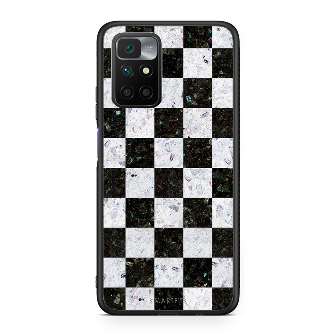 4 - Xiaomi Redmi 10/Redmi Note 11 4G Square Geometric Marble case, cover, bumper
