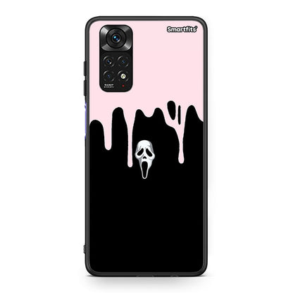 Xiaomi Redmi Note 11 Melting Halloween Mask Θήκη από τη Smartfits με σχέδιο στο πίσω μέρος και μαύρο περίβλημα | Smartphone case with colorful back and black bezels by Smartfits