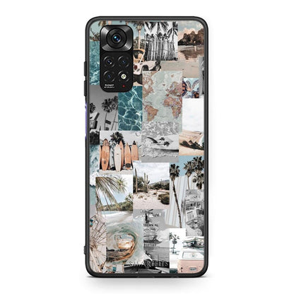Xiaomi Redmi Note 11 Retro Beach Life Θήκη από τη Smartfits με σχέδιο στο πίσω μέρος και μαύρο περίβλημα | Smartphone case with colorful back and black bezels by Smartfits