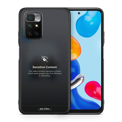 Θήκη Xiaomi Redmi 10/Redmi Note 11 4G Sensitive Content από τη Smartfits με σχέδιο στο πίσω μέρος και μαύρο περίβλημα | Xiaomi Redmi 10/Redmi Note 11 4G Sensitive Content case with colorful back and black bezels