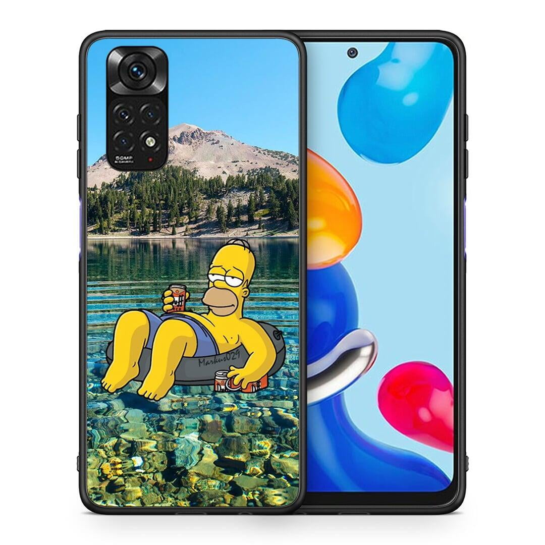 Θήκη Xiaomi Redmi Note 11 Summer Happiness από τη Smartfits με σχέδιο στο πίσω μέρος και μαύρο περίβλημα | Xiaomi Redmi Note 11 Summer Happiness case with colorful back and black bezels