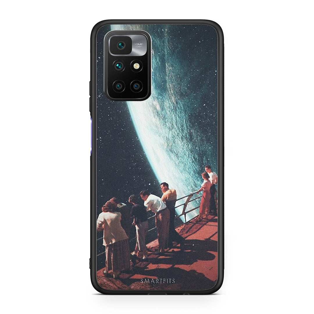 Xiaomi Redmi 10/Redmi Note 11 4G Surreal View θήκη από τη Smartfits με σχέδιο στο πίσω μέρος και μαύρο περίβλημα | Smartphone case with colorful back and black bezels by Smartfits