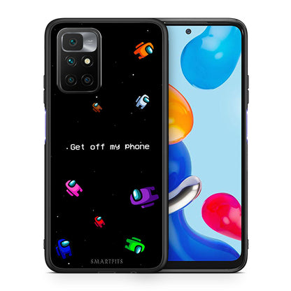 Θήκη Xiaomi Redmi 10/Redmi Note 11 4G AFK Text από τη Smartfits με σχέδιο στο πίσω μέρος και μαύρο περίβλημα | Xiaomi Redmi 10/Redmi Note 11 4G AFK Text case with colorful back and black bezels