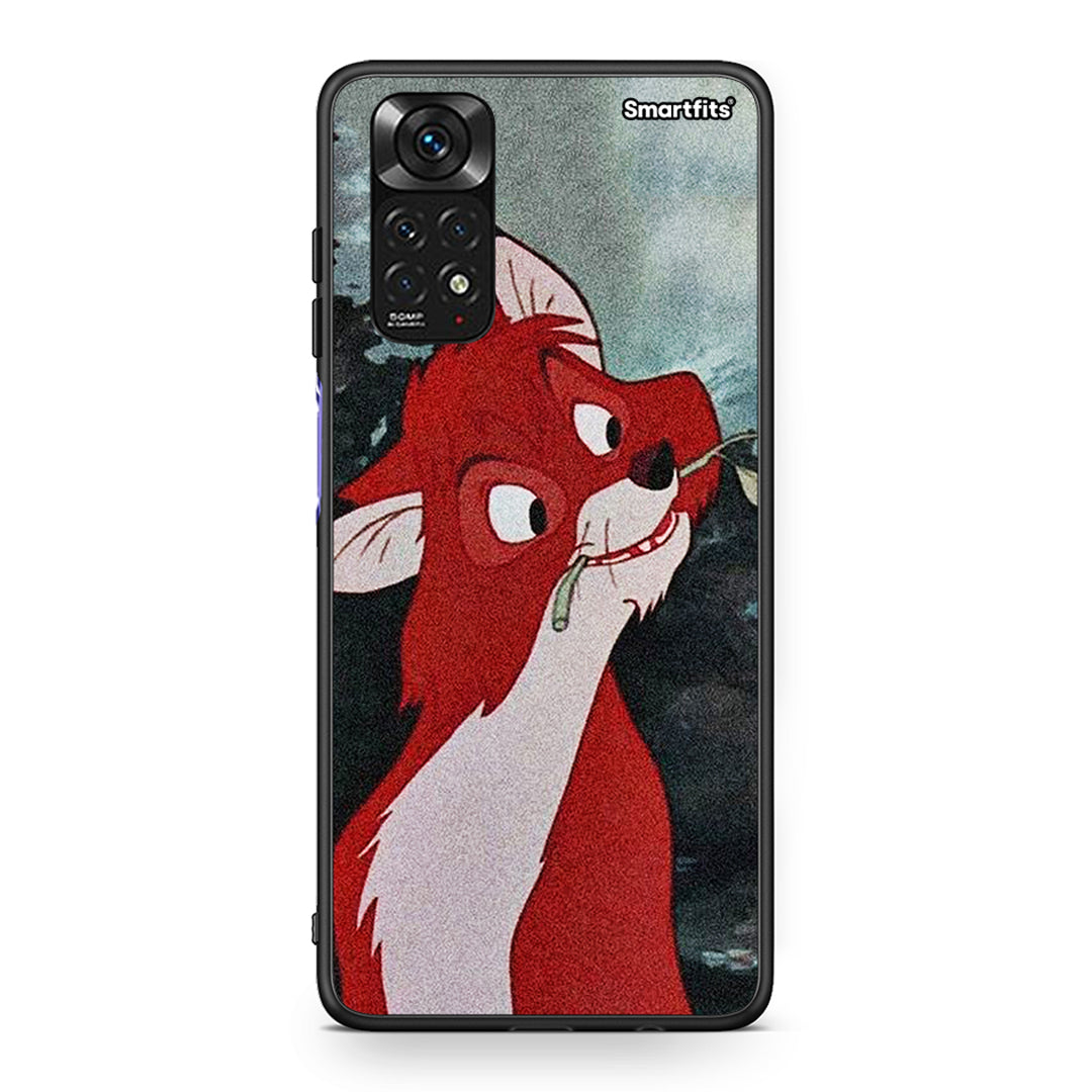 Xiaomi Redmi Note 11 Tod And Vixey Love 1 θήκη από τη Smartfits με σχέδιο στο πίσω μέρος και μαύρο περίβλημα | Smartphone case with colorful back and black bezels by Smartfits