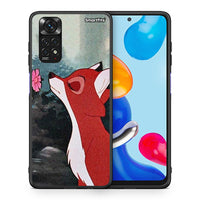 Thumbnail for Θήκη Xiaomi Redmi Note 11 Tod And Vixey Love 2 από τη Smartfits με σχέδιο στο πίσω μέρος και μαύρο περίβλημα | Xiaomi Redmi Note 11 Tod And Vixey Love 2 case with colorful back and black bezels
