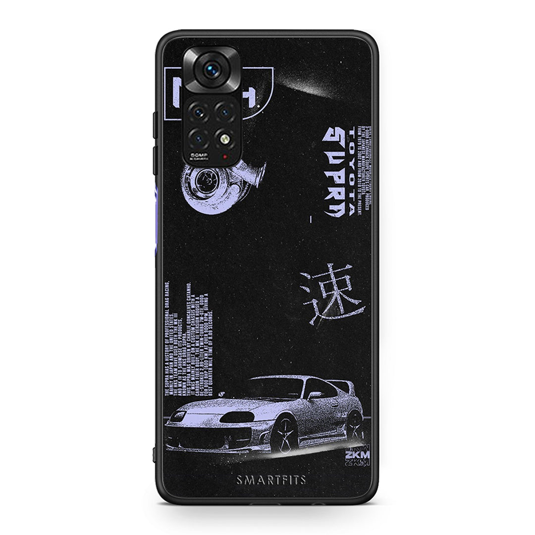 Xiaomi Redmi Note 11 Tokyo Drift Θήκη Αγίου Βαλεντίνου από τη Smartfits με σχέδιο στο πίσω μέρος και μαύρο περίβλημα | Smartphone case with colorful back and black bezels by Smartfits