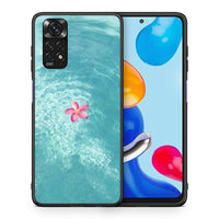 Thumbnail for Θήκη Xiaomi Redmi Note 11 Water Flower από τη Smartfits με σχέδιο στο πίσω μέρος και μαύρο περίβλημα | Xiaomi Redmi Note 11 Water Flower case with colorful back and black bezels