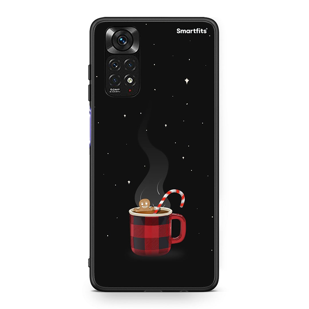 Xiaomi Redmi Note 11 Xmas Bathing θήκη από τη Smartfits με σχέδιο στο πίσω μέρος και μαύρο περίβλημα | Smartphone case with colorful back and black bezels by Smartfits