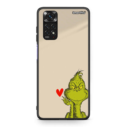 Xiaomi Redmi 10/Redmi Note 11 4G Xmas Grinch θήκη από τη Smartfits με σχέδιο στο πίσω μέρος και μαύρο περίβλημα | Smartphone case with colorful back and black bezels by Smartfits