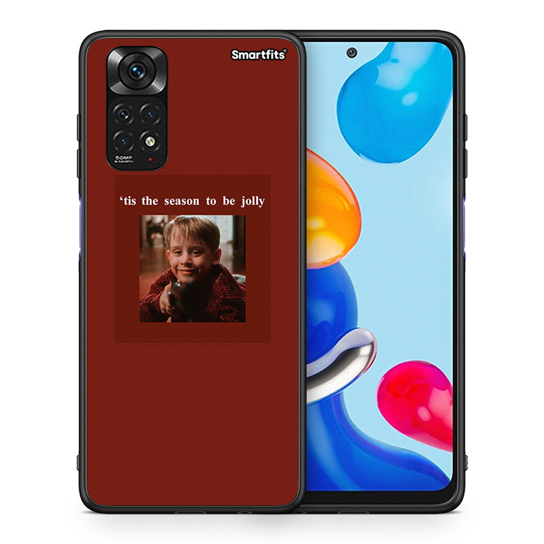 Θήκη Xiaomi Redmi Note 11 Xmas Ultimate Spirit από τη Smartfits με σχέδιο στο πίσω μέρος και μαύρο περίβλημα | Xiaomi Redmi Note 11 Xmas Ultimate Spirit case with colorful back and black bezels