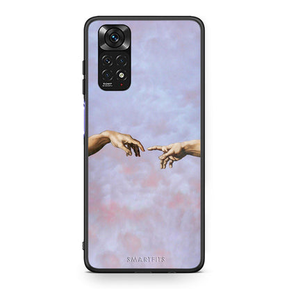 Xiaomi Redmi Note 11 Adam Hand θήκη από τη Smartfits με σχέδιο στο πίσω μέρος και μαύρο περίβλημα | Smartphone case with colorful back and black bezels by Smartfits
