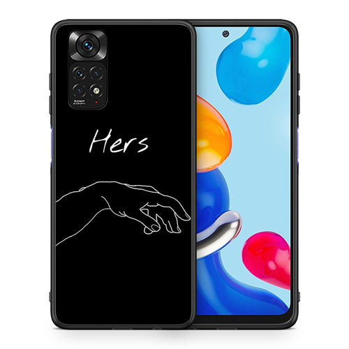 Θήκη Αγίου Βαλεντίνου Xiaomi Redmi Note 11 Aeshetic Love 1 από τη Smartfits με σχέδιο στο πίσω μέρος και μαύρο περίβλημα | Xiaomi Redmi Note 11 Aeshetic Love 1 case with colorful back and black bezels