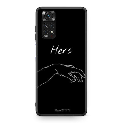 Xiaomi Redmi Note 11 Aeshetic Love 1 Θήκη Αγίου Βαλεντίνου από τη Smartfits με σχέδιο στο πίσω μέρος και μαύρο περίβλημα | Smartphone case with colorful back and black bezels by Smartfits