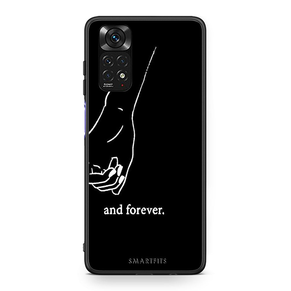Xiaomi Redmi Note 11 Always & Forever 2 Θήκη Αγίου Βαλεντίνου από τη Smartfits με σχέδιο στο πίσω μέρος και μαύρο περίβλημα | Smartphone case with colorful back and black bezels by Smartfits