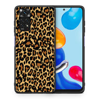 Thumbnail for Θήκη Xiaomi Redmi Note 11 Leopard Animal από τη Smartfits με σχέδιο στο πίσω μέρος και μαύρο περίβλημα | Xiaomi Redmi Note 11 Leopard Animal case with colorful back and black bezels