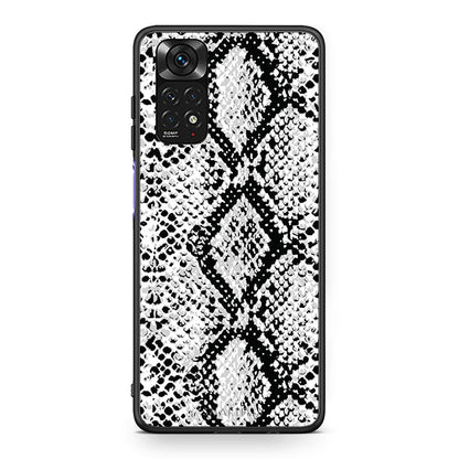 24 - Xiaomi Redmi Note 11 White Snake Animal case, cover, bumper