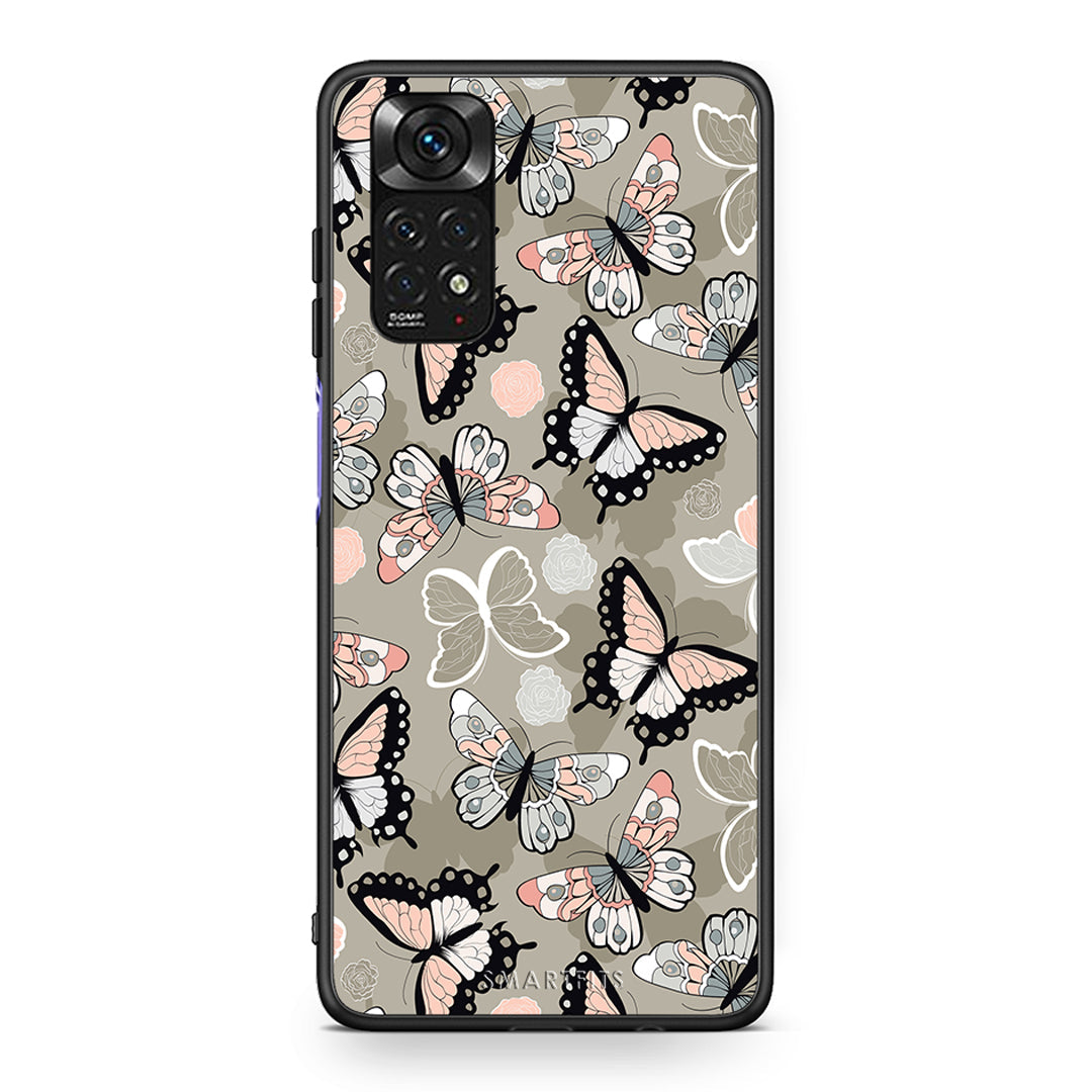 135 - Xiaomi Redmi Note 11 Butterflies Boho case, cover, bumper