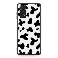Thumbnail for Xiaomi Redmi Note 11 Cow Print θήκη από τη Smartfits με σχέδιο στο πίσω μέρος και μαύρο περίβλημα | Smartphone case with colorful back and black bezels by Smartfits
