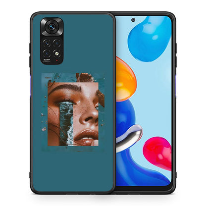 Θήκη Xiaomi Redmi Note 11 Cry An Ocean από τη Smartfits με σχέδιο στο πίσω μέρος και μαύρο περίβλημα | Xiaomi Redmi Note 11 Cry An Ocean case with colorful back and black bezels
