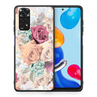 Thumbnail for Θήκη Xiaomi Redmi Note 11 Bouquet Floral από τη Smartfits με σχέδιο στο πίσω μέρος και μαύρο περίβλημα | Xiaomi Redmi Note 11 Bouquet Floral case with colorful back and black bezels