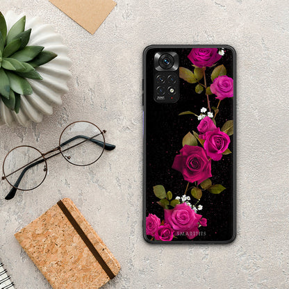 Flower Red Roses - Xiaomi Redmi Note 11 4G / 11S 4G θήκη